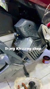 ỐP PHỤ KIỆN XE ARIBLADE 2022-2024 NHÚNG CACBON -HÀNG LOẠI 1