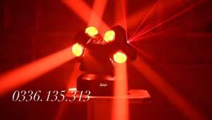 Moving hai đầu chéo(4+4) moving 2 đầu (3in1) đèn xoay 2 đầu đèn sân khấu