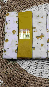 6 Pcs Bedong Bayi Jumbo Ukuran 90x110 Cm Laki-laki Perempuan PE Katun Fiantry Baby SNI