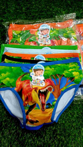 กางเกงในเด็กผู้ชายลายการ์ตูนแบบขาเว้า และ ขากางเกง ยกแพ็ค10ตัวคละสี สินค้าพร้อมส่งทุกไซส์จ้า