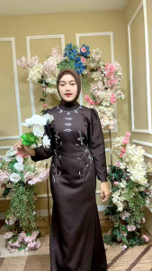 Areffa Dress cocok untuk kondangan pesta pernikahan lamaran model simple