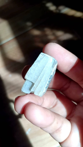 Grey Moonstone 🌝 | มูนสโตนสีเทา #GM4 #หินดิบ หินธรรมชาติ หินสะสม  น้ำหนัก 17.5 g