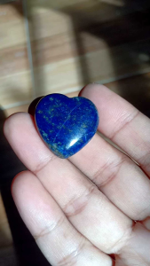 ลาพิส ลาซูลี่ | Lapis Lazuli #ทรงหัวใจ ติดไพไรต์ #pyrite หินธรรมชาติ