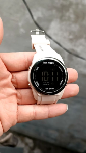 JAM TANGAN WANITA DIGITAL MEWAH HP 002 TALI RUBBER TAHAN AIR