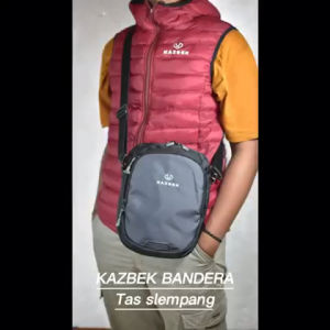KAZBEK Bandera Tas Selempang Bahu Pria Wanita - Travel Pouch
