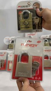 Ổ Khoá Mindy hoạ tiết đầu báo chống trộm chống cắt 6P 5P
