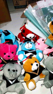 Buket boneka wisuda mix uang 5-20 slot/ buket wisuda/ buket boneka/ buket uang/ buket wisuda mix uang kosong