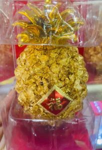 Trái hồ lô thơm cầu túi vàng bao tải vàng trưng Thần Tài chiêu tài lộc may mắn