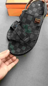 Sandal nam thời trang SDY3 Dép quai hậu nam in vân full caro trẻ trυng sang chảnh cá tính hậu tán nút xoay tiện lợi đế đúc dẻo may thủ công bền đẹp