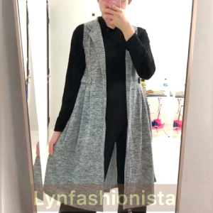 OUTER RAJUT WANITA TANPA LENGAN MEWAH MURAH - LYNFASHIONISTA