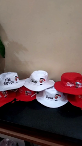 Topi Bucket Rimba Anak Laki-Laki dan Perempuan Sablon Kalakter