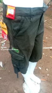 Celana Pendek Pria Cargo Dexaver Tebal Halus Kimpul Gunung Santai Outdoor