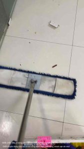 Cây Lau Nhà Công Nghiệp San Hô 45cm 65cm Sợi Microfiber Chổi Lau Nhà Tự Vắt 360 Độ