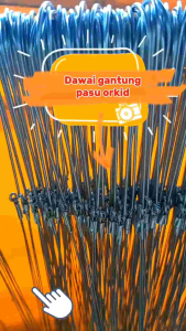 Dawai 3 batang kaki orkid | Dawai Bunga | Dawai cabang 3 | Besi penyangkut bunga | Steel hanger | Min 10pcs | pot hanger