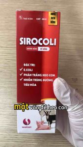 Sirocoli 100ml – Giảm Tiêu Chảy Phân Trắng Do E.coli Trên Heo Con Dê Cừu