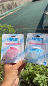 Farlin Silicone Pacifier with Cover (Pink & Blue): Comfort & Safety for Your Little One