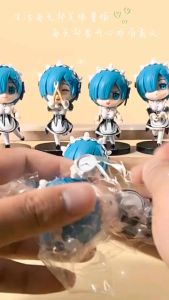 Mô hình Re:zero - Nhân vật Rem Ram Rezero Emilia Frederica Echidna - Re:Life in a different world from zero - Cao 9cm