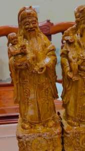 Tượng Tam Đa Phúc Lộc Thọ tượng trưng cho ba điều ước lớn nhất của đời người gỗ huyết long có 4 kích thước lựa chọn