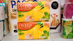 Paket Tisu Peony 180sheet x4(Empat)pcs Tisu wajah nice