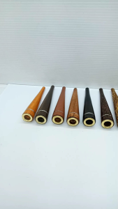 Pipa Rokok Once Variasi Kerucut Kayu Kelor Hitam 10 cm