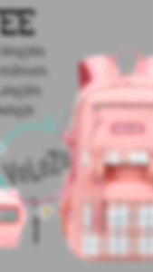 Tas ransel sekolah anak perempuan remaja terbaru model Korean style Harajuku free jam tangan botol minum kaca dan gantungan tas bunga tas ransel sekolah tas anak tas ransel