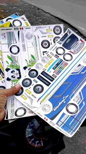 PAKET STIKER BODY LIVERY/STIKER MINITUR VIRAL