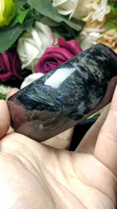 Garnet Crystal Stone Bangle 62mm 天然石榴石手镯 62mm 天然无优化处理