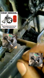 Paket Gagang Senai Mur Kruk As mio j nmax aerox Gagang 1 1/2in Set Senai M10×1.25 alat perbaikan drat kruk as yang slek dol