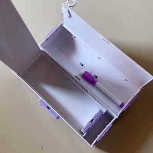 Tempat Pensil Plastik Kuromi Pasword Whiteboard 35319 C (Tanpa Cermin)