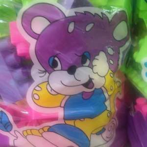 Blocks 500ชิ้น บล็อก ตัวต่อ ของเล่นแบบต่อ ของเล่น ของเล่นเด็ก ของเล่นเสริมพัฒนาการ บล็อกต่อ ถุงใหญ่สีม่วงลายหมี