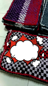 Keset Anyaman Keset Kaki Kain tebal Kamar Mandi