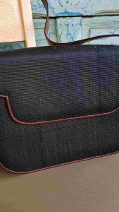 Hàng Si túi đeo vai long bườm ngựa dệt