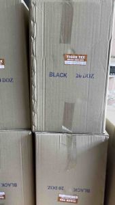 ถุงมือยางดำหนา Tiger Tex รหัส 222 ยาว 13 นิ้ว พารา รสชาติ เคมี