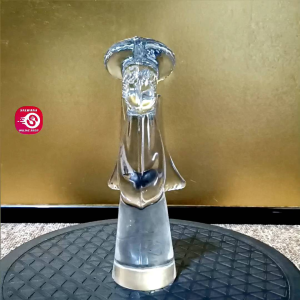 TOSCANY JAPAN CRYSTAL GLASS ANGEL FIGURINE • JAPAN SURPLUS • HOME DECOR