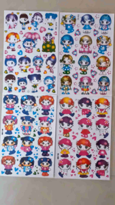 สติ๊กเกอร์แต่งรถ #สติ๊กเกอร์รถซิ่ง #สติ๊กเกอร์ลายการ์ตูน #สติ๊กเกอร์น่ารัก แต่ละแผ่นขนาด 17.5 x 26.5 cm.