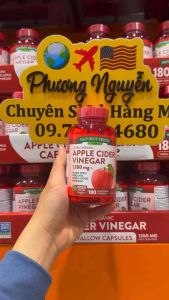 [HÀNG MỸ • ĐỦ BILL] Viên Uống Giấm Táo Giảm Cân • APPLE CIDER VINEGAR 1200mg • NATURES TRUTH