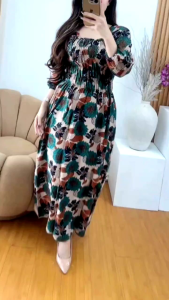 dres smok motif terbaru 2025 dres smok motif terbaru mewah dres motif abstrak kekinianbahan rayon premium dres smok terbaru viral dres motif dres motif kekinian dres wanita viral termurah 2025