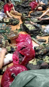 Võng rằn ri 2 lớp+4m dây+ túi đựng