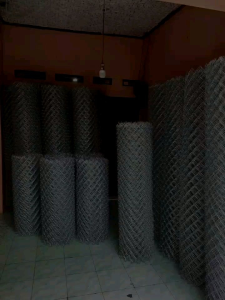 kawat harmonika galvanis panjang 25 meter tinggi 15 meter | lobang 6x6 cm