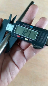 Pipa Bulat Stainless OD 127 mm ID 111 mm Tebal 08 mm Panjang 20 cm