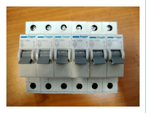HAGER MU SERIES 6A 10A 16A 20A 32A 40A 1 Pole Type C MCB 6KA WITH SIRIM APPROVE