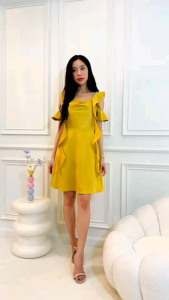 ชุดออกงาน ชุดเพื่อนเจ้าสาวรุ่นคุณเบลล่า