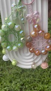 ส่งจากไทย🇹🇭ตาข่ายดักฝัน ลูกปัดพีเมี่ยมคละสีคละแบบ ออกแบบ