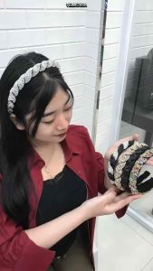 [VELMORRA] Headband Spiny Bando Korea Kristal Diamond Rhinestone Pesta