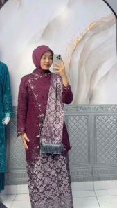 Atasan Kebaya Tunik Janggan Modern Terbaru Cocok Buat Wisuda Seragaman Pesta Ada Ukuran M Sampai 5L