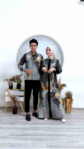 Gamis Batik Couple Kemeja Panjang Motif Cendrawasih Batik Saudara