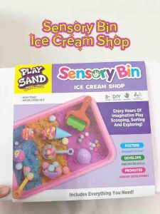 Little White Space Play Sand Sensory Bin Set Early Learning Montessori Toy Pretend Play Kanak Mainan Pasir 儿童早教太空沙玩具套装