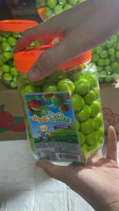 Kẹo Nhai Kẹo Cao Su Thổi Hình Quả Táo Xanh - Hộp 140-150 Viên