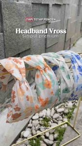 [VELMORRA] Headband Vross Bando Korea Bunga Bondu Premium