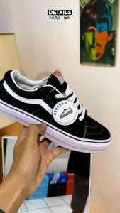 Sepatu Pria Wanita - Vns Sk8 Low Classic Black White